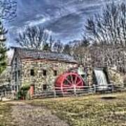 Grist Mill Sudbury #1 Art Print