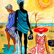 Gullah-creole Trio Art Print