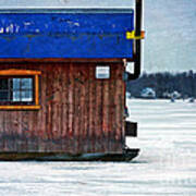 Ice Fishing Cabin #1 Photograph by Sophie Vigneault - Pixels