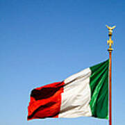 Italian Flag #1 Art Print
