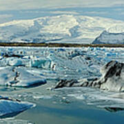 Jokulsarlon Glacier Lagoon #1 Art Print