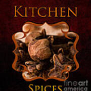 Kitchen Spices #1 Art Print