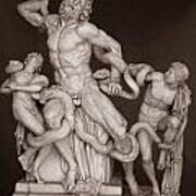 Laocoon And His Sons #1 Art Print