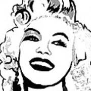 Marilyn What A Beautiful Girl #1 Art Print
