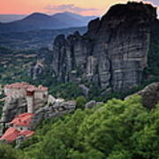 Monasteries Of Meteora #1 Art Print