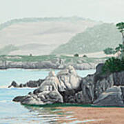 Morning At Point Lobos Art Print