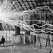 Nikola Tesla Serbian-american Inventor Art Print