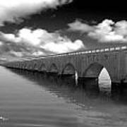 Old Seven Mile Bridge Florida Keys  #1 Art Print