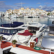 Puerto Banus Marina In Spain #1 Art Print