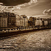 River Seine Paris #1 Art Print