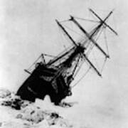 Shackletons Endurance Trapped In Pack Art Print