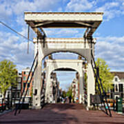 Skinny Bridge In Amsterdam #1 Art Print