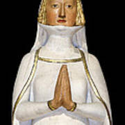 Statue Of Lady Praying Art Print