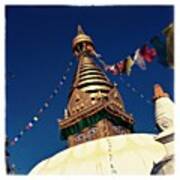 Stupa Swayambhunath #1 Art Print