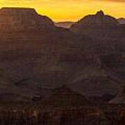 Sunrise At Mather Point #1 Art Print