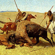The Buffalo Hunt #5 Art Print