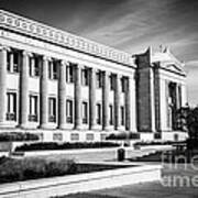 The Field Museum In Chicago In Black And White #1 Art Print