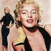 The Glamour Days Marilyn Monroe #2 Art Print