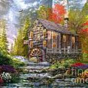 The Old Wood Mill #1 Art Print