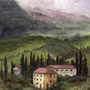 Tuscan Landscape #2 Art Print