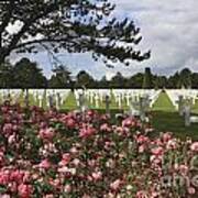 Us Cemetery Normandy France #2 Art Print