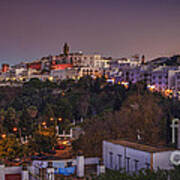 Vejer De La Frontera Panorama Cadiz Spain #1 Art Print