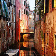 Venice Italy Canal #1 Art Print