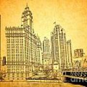 Wrigley Tower #2 Art Print