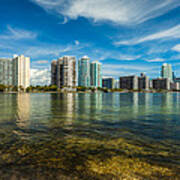 Miami Skyline #10 Art Print