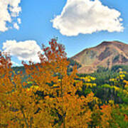 Red Mountain Pass Fall Colors #18 Art Print