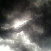 #storm #cloud #rain #thunder #sky #16 Art Print