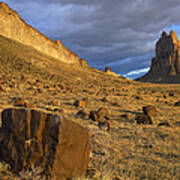 Shiprock In New Mexico Art Print