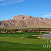 18th Hole Superstition Mountain Golf Club Art Print