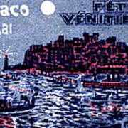 1914 Venetian Festival Of Monaco Art Print