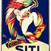 1925 - Siti Radio Receiver Advertisement Poster - Color Art Print