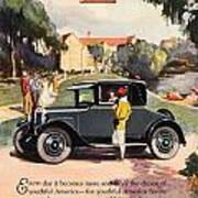 1926 - Chevrolet Advertisement - Color Art Print