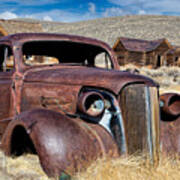 1937 Chevrolet Coupe At Bodie Art Print