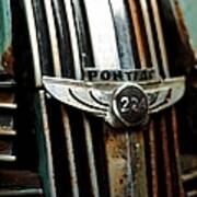 1937 Pontiac 224 Grill Emblem Art Print
