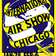 1938 Chicago International Air Show Art Print