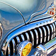 1947 Buick Eight Super Grille Emblem Art Print