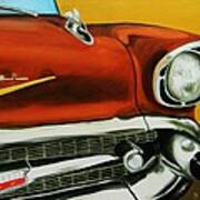 1957 Chevy - Coppertone Art Print