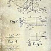 1959 Fish Lure Patent Drawing Art Print