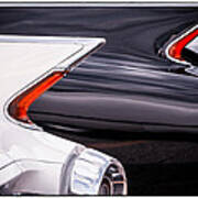 1960 Cadillac Curves Art Print