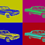 1964 Chevrolet Impala Muscle Car Pop Art Art Print