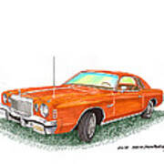 1976 Chrysler Cordoba Art Print