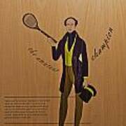19th Century Tennis Player 3 Art Print