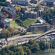 Aerials Of Wvvu Campus #2 Art Print