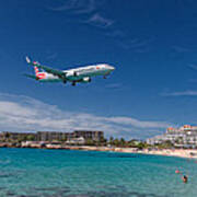 American Airlines At St Maarten #2 Art Print