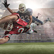 American Football Action #2 Art Print