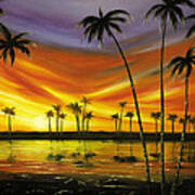 Another Sunset In Paradise #1 Art Print